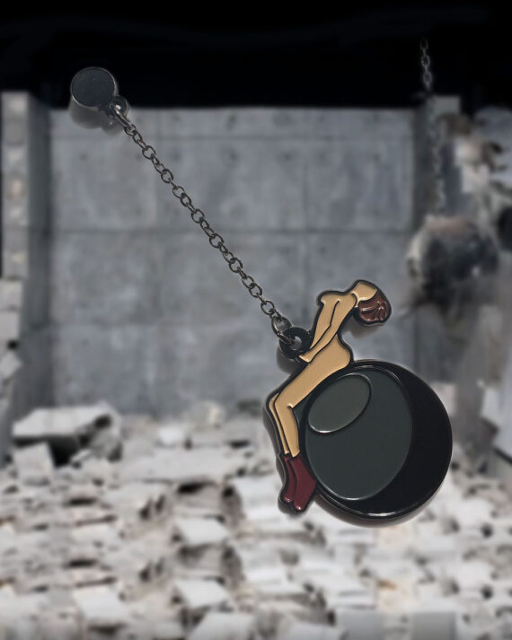 Miley Cyrus Wrecking Ball Pin