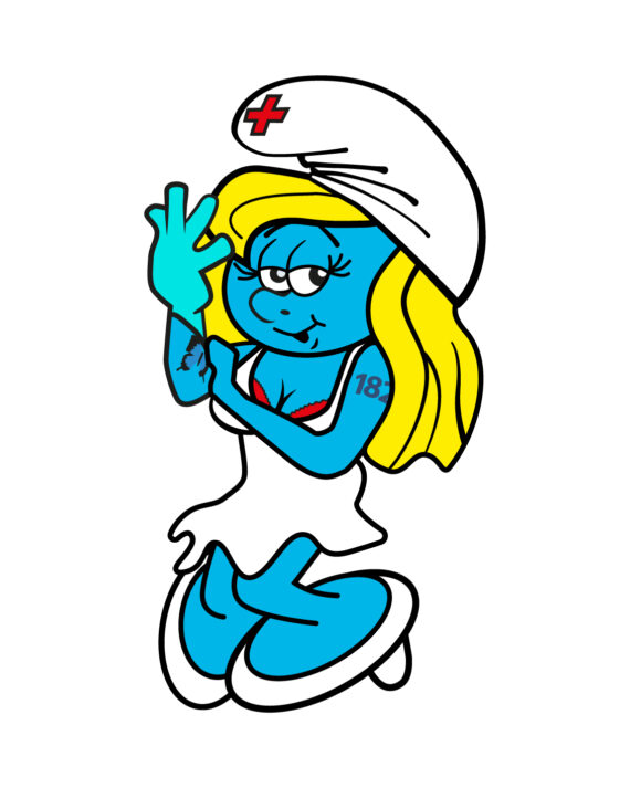 Enema Lady Smurf