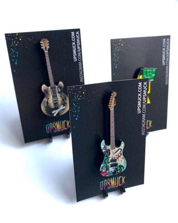 Billie Joe "Blue" Guitar Pin