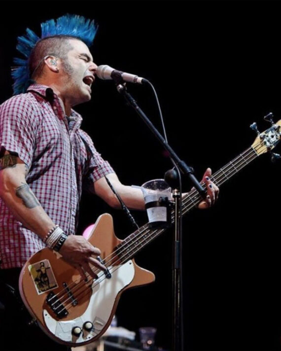 Fat Mike Bass Guitar Pin