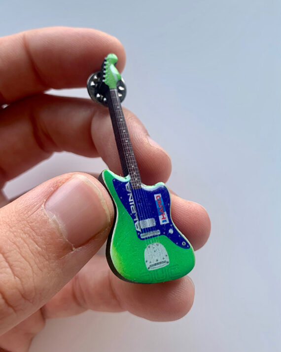 MS Green - Guitar Pin