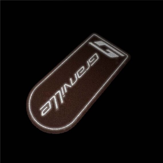 Suede Badge / Reflective print