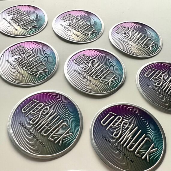 Flexible Metal Badge