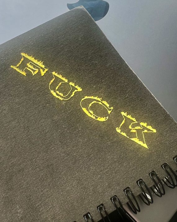 Fire F*CK Sticker